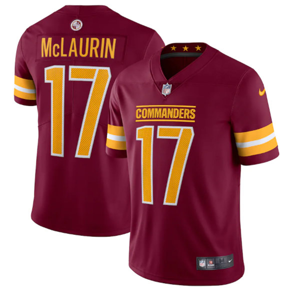 Men's Washington Commanders ACTIVE PLAYER Custom 2022 Burgundy Vapor Stitched Jersey Men's Washington Commanders ACTIVE PLAYER Custom 2022 Burgundy Vapor Stitched Jersey